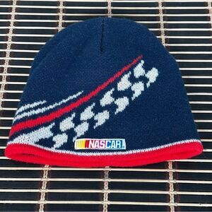 Vintage H3 Sportgear Nascar Blue Red Tire Marks Beanie One Size Cap youth